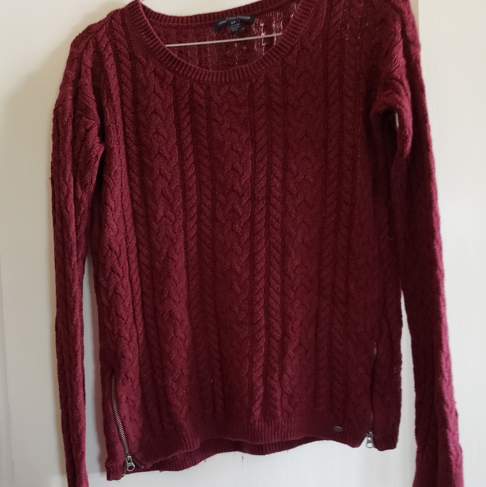 Maroon American Eagle Sweater